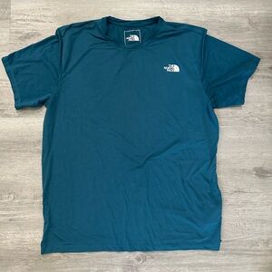 The North Face Men's Blue T-Shirt Sz L breathable lightweight